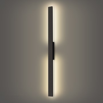 Brilagi - LED външно стенно осветително тяло LUNA LED/24W/230V 4000K IP65 100 cm черно