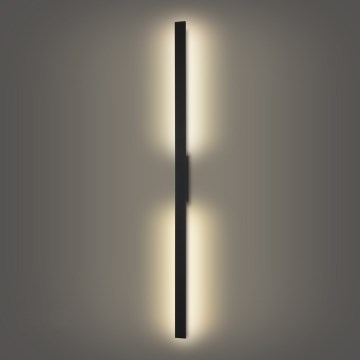 Brilagi - LED външно стенно осветително тяло LUNA LED/30W/230V 4000K IP65 150 см черно CRI 90