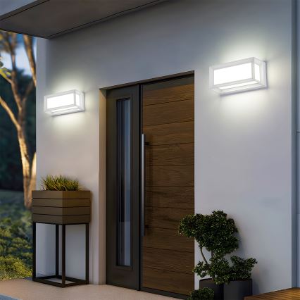 Brilagi - Външно стенно LED осветително тяло PARKER LED/12W/230V 3000/4500/6000K бяло IP44