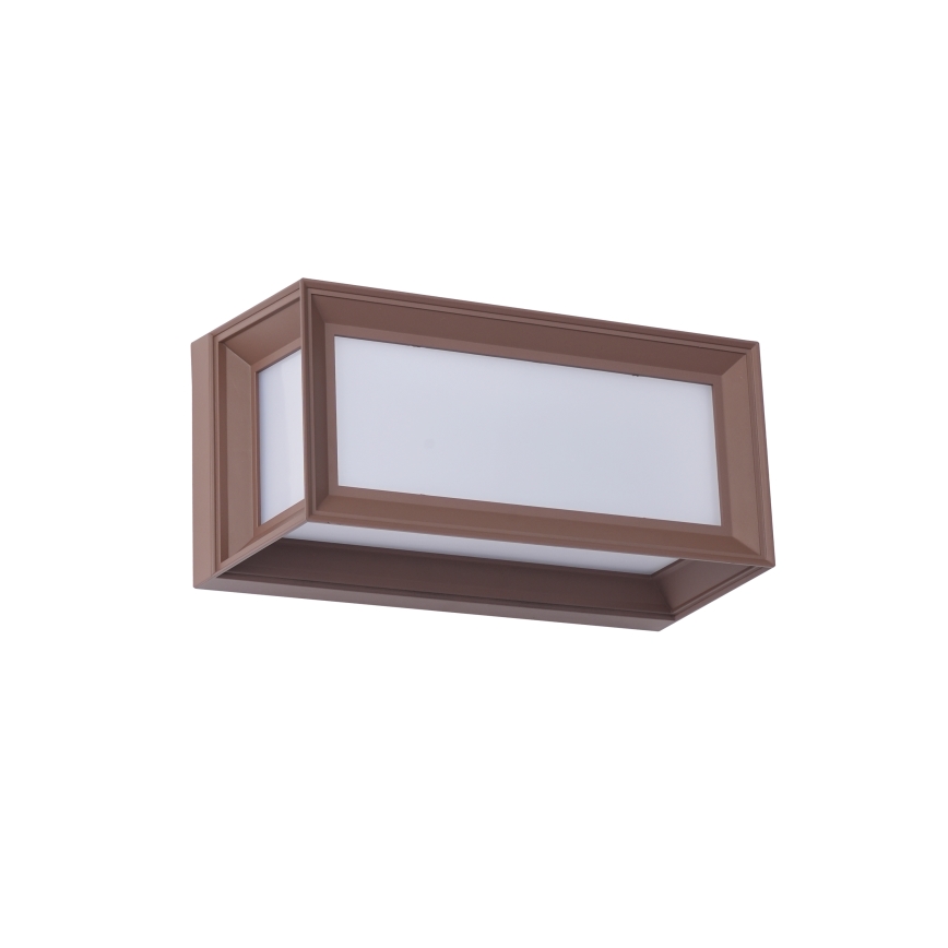 Brilagi - LED външно стенно осветително тяло PARKER LED/12W/230V 3000/4500/6000K кафяво IP44