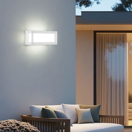 Brilagi - LED Външно стенно осветително тяло PARKER LED/12W/230V бяло IP44