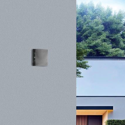 Brilagi - LED външно стенно осветително тяло QUADRAY LED/4W/230V антрацит IP65