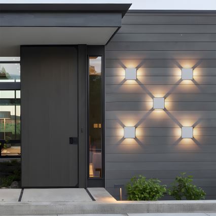 Brilagi - LED Външно стенно осветително тяло QUADRAY LED/6W/230V бяло IP54