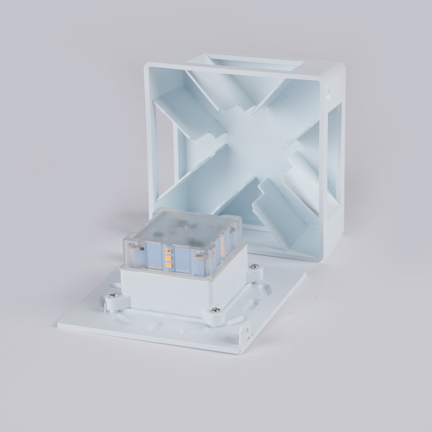 Brilagi - LED Външно стенно осветително тяло QUADRAY LED/6W/230V бяло IP54