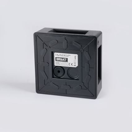 Brilagi - LED външно стенно осветително тяло QUADRAY LED/6W/230V черно IP54