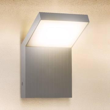 Brilagi - LED външно стенно осветително тяло RIANO LED/8W/230V, сребристо, IP65