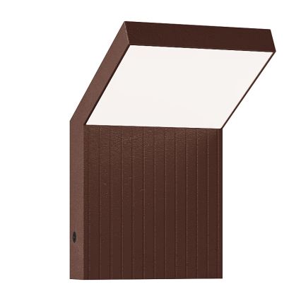 Brilagi - LED външно стенно осветително тяло RIANO LED/8W/230V кафяво IP65