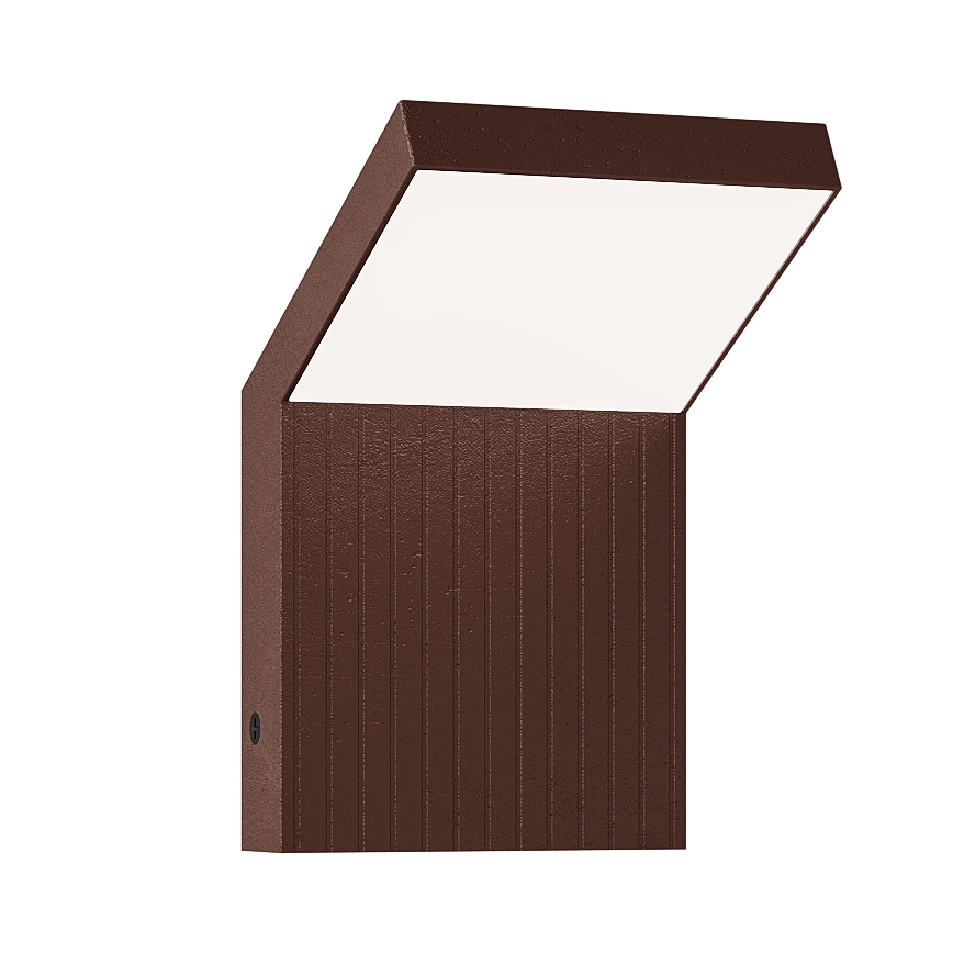 Brilagi - LED външно стенно осветително тяло RIANO LED/8W/230V кафяво IP65