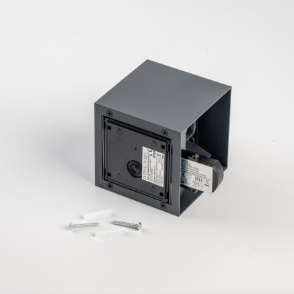BRILAGI - LED външно стенно осветително тяло със сензор CUBE LED/6W/230V антрацит IP65