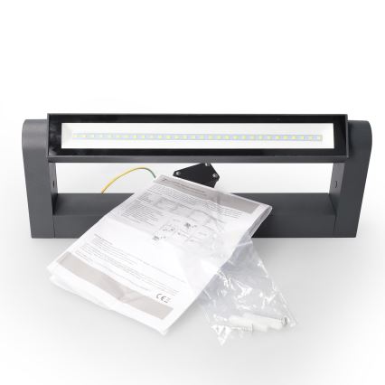 BRILAGI - LED Външно стенно осветително тяло за фасада SALERNO LED/12W/230V 35,5 cm антрацит IP65