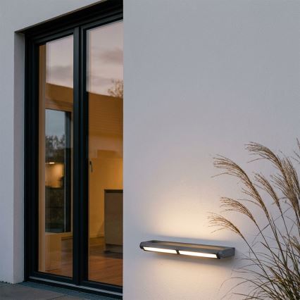 Brilagi - LED външно стенно осветително тяло SALERNO LED/24W/230V 66 см антрацит IP65