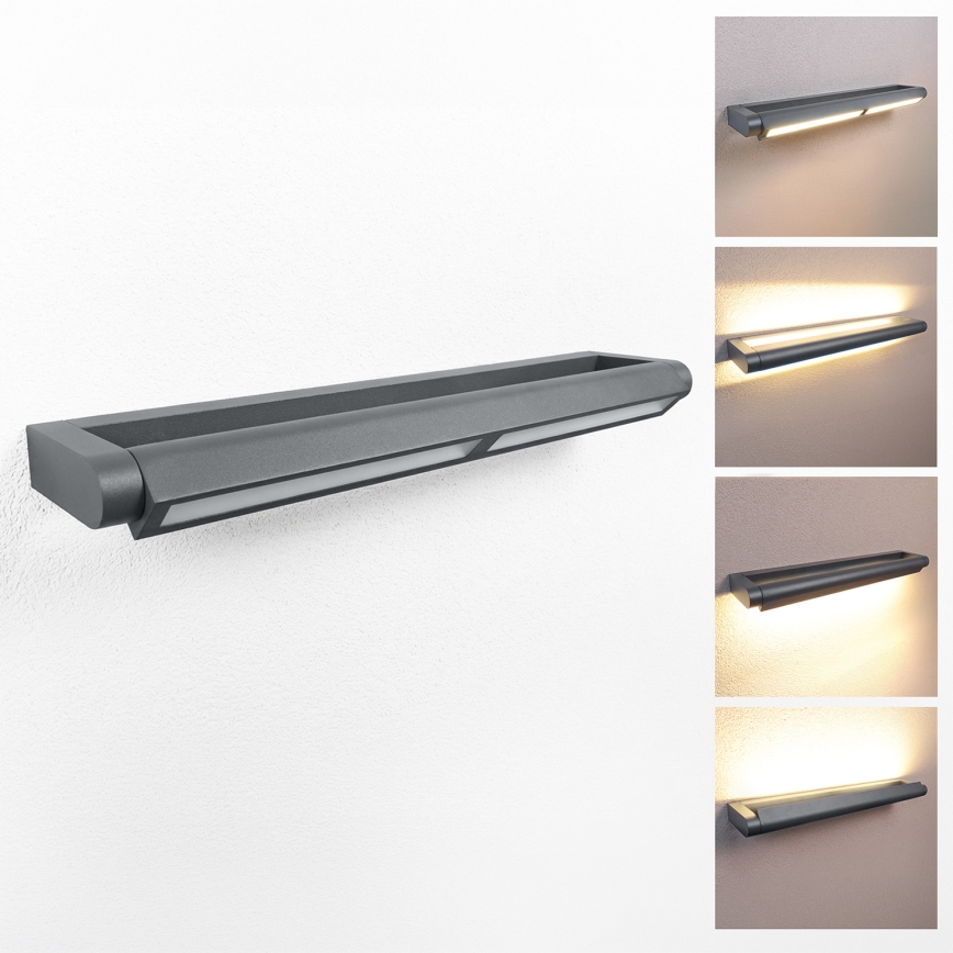 Brilagi - LED външно стенно осветително тяло SALERNO LED/24W/230V 66 см антрацит IP65