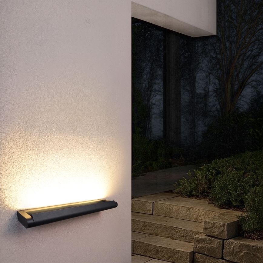 Brilagi - LED външно стенно осветително тяло SALERNO LED/24W/230V 66 см черно IP65
