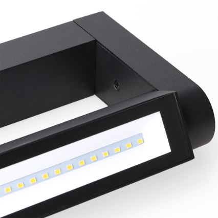 Brilagi - LED външно стенно осветително тяло SALERNO LED/24W/230V 66 см черно IP65