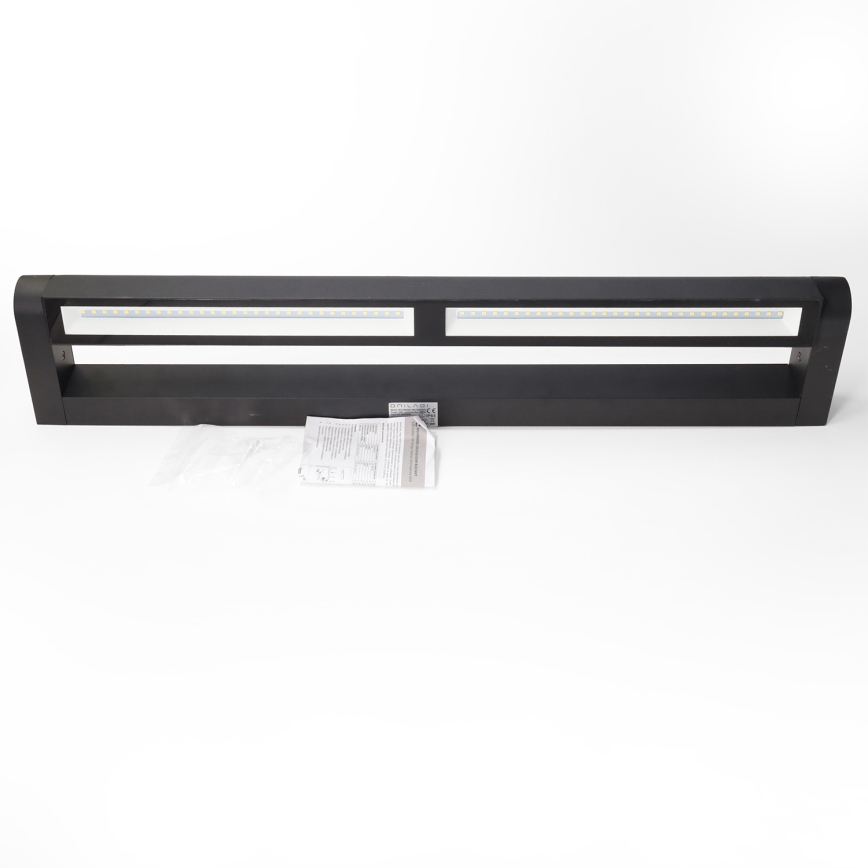 Brilagi - LED външно стенно осветително тяло SALERNO LED/24W/230V 66 см черно IP65