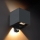 Brilagi - LED външно стенно осветително тяло със сензор CUBE LED/6W/230V антрацит IP65