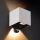Brilagi - LED външно стенно осветително тяло със сензор CUBE LED/6W/230V сиво IP65