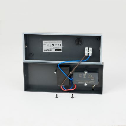 Brilagi - LED външно стенно осветително тяло със сензор TESSI LED/10W/230V антрацит IP54