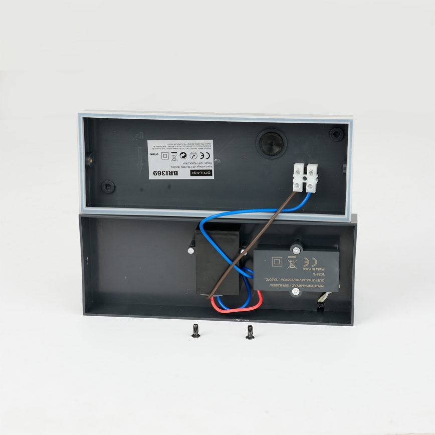 Brilagi - LED външно стенно осветително тяло със сензор TESSI LED/10W/230V антрацит IP54