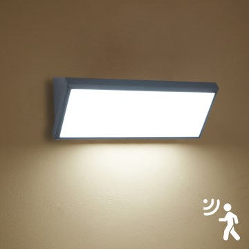 Brilagi - LED външно стенно осветително тяло със сензор TRIANGLE LED/42W/230V 45 см антрацит IP65