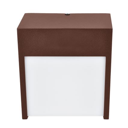 Brilagi - LED външно стенно осветително тяло TERNI LED/12W/230V кафяво IP44