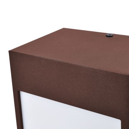 Brilagi - LED външно стенно осветително тяло TERNI LED/12W/230V кафяво IP44