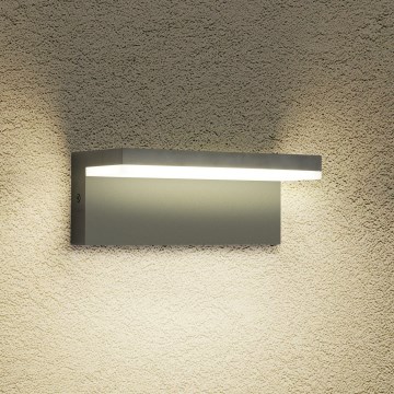 Brilagi - LED външно стенно осветително тяло TESSI LED/10W/230V антрацит IP54