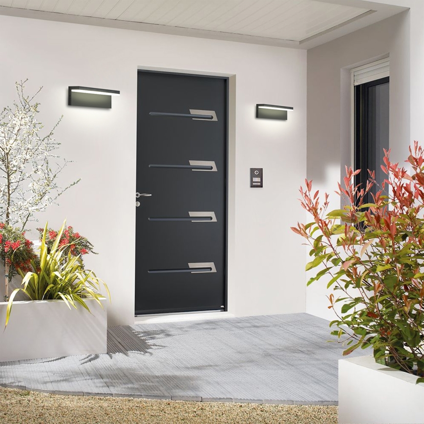 Brilagi - LED външно стенно осветително тяло TESSI LED/10W/230V антрацит IP54