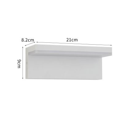 Brilagi - LED външно стенно осветително тяло TESSI LED/10W/230V бяло IP54