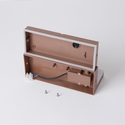 Brilagi - LED външно стенно осветително тяло TESSI LED/10W/230V кафяво IP54