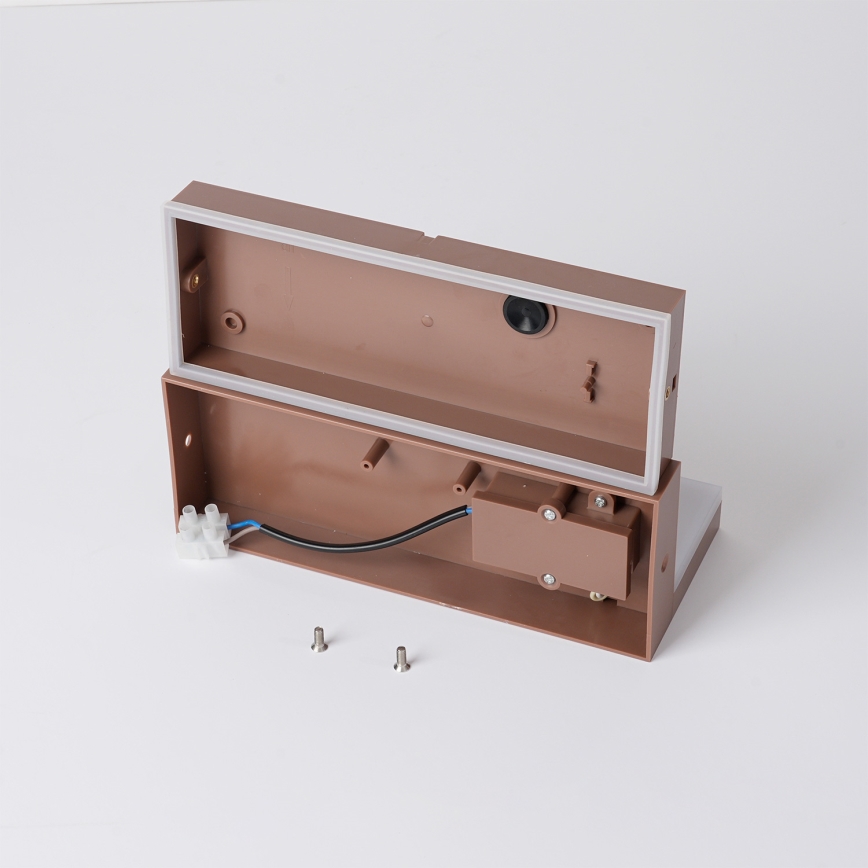 Brilagi - LED външно стенно осветително тяло TESSI LED/10W/230V кафяво IP54