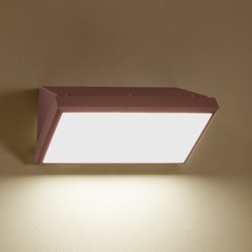 Brilagi - LED външно стенно осветително тяло TRIANGLE LED/20W/230V 3000/4000/6500K кафяво IP65