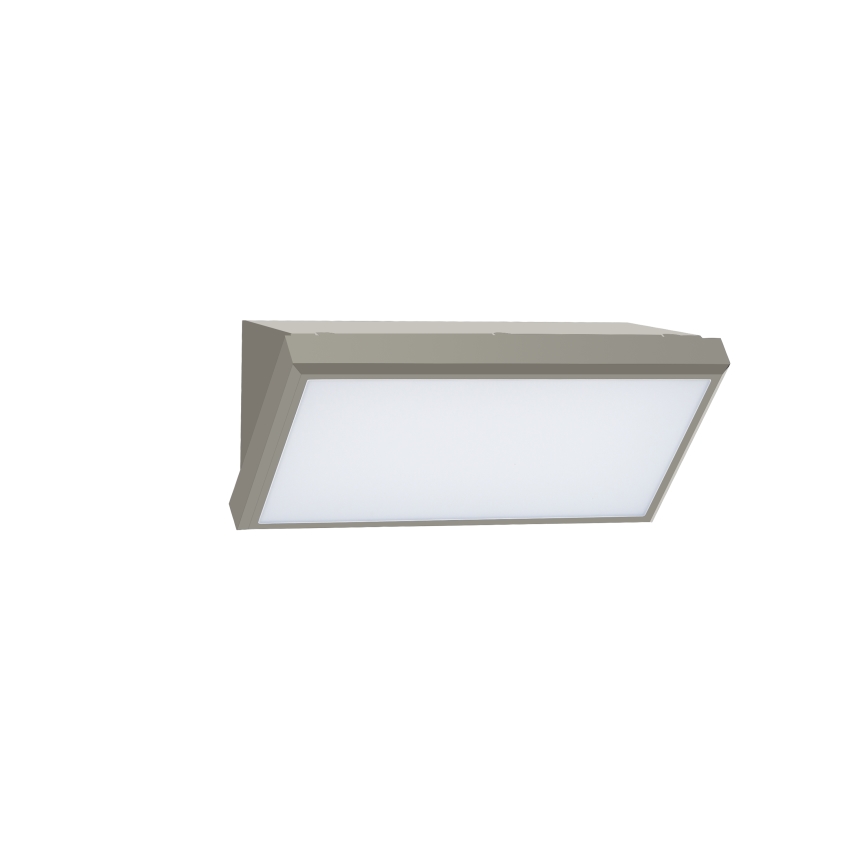 Brilagi - LED външно стенна лампа с сензор TRIANGLE LED/20W/230V сива IP65