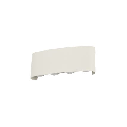 Brilagi - LED външно стеново осветително тяло FLAREBOX LED/8W/230V бяло IP65