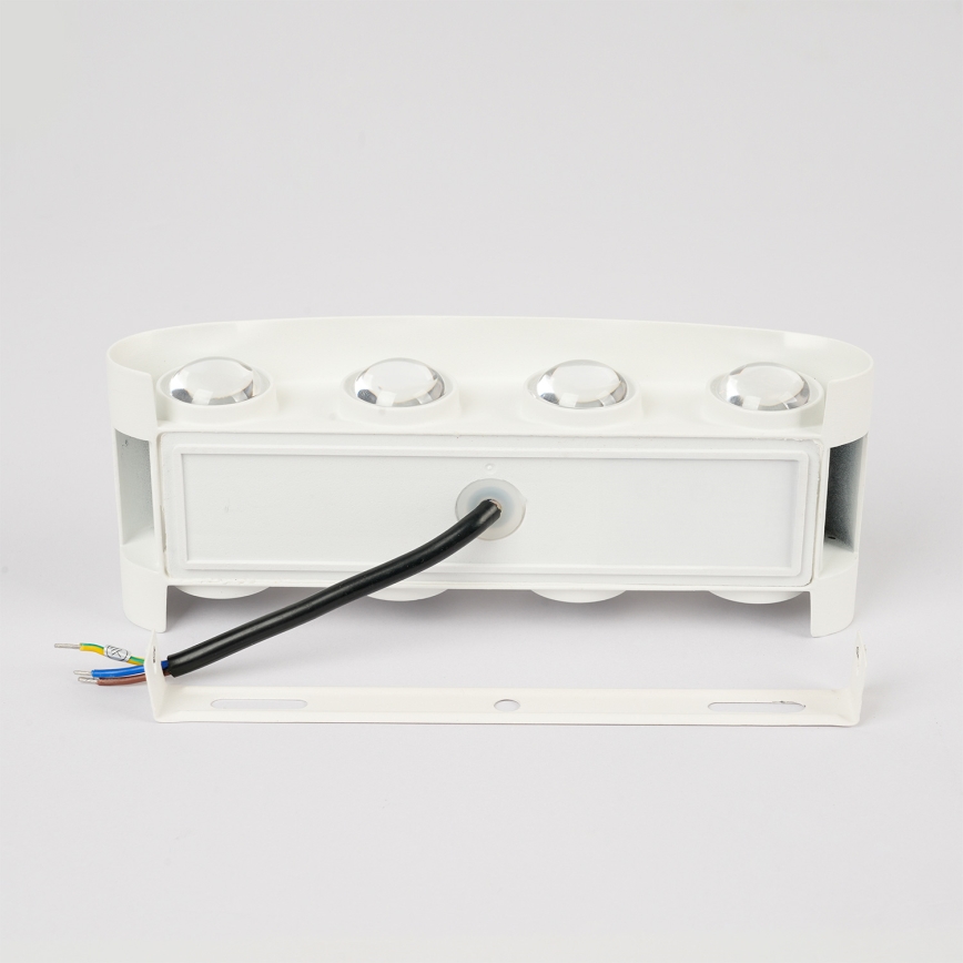 Brilagi - LED външно стеново осветително тяло FLAREBOX LED/8W/230V бяло IP65