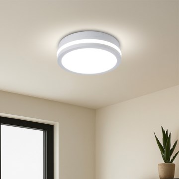 Brilagi - LED външно таванно осветително тяло BENE LED/18W/230V Ø 21,5 см бяло IP54