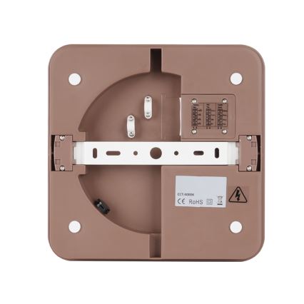 Brilagi - LED външно таванно осветително тяло BENE LED/24W/230V 26x26 cm кафяво IP54