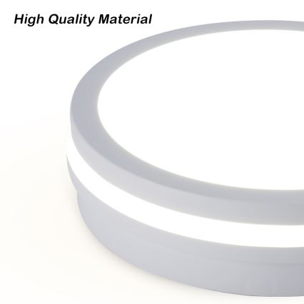 Brilagi - LED външно таванно осветително тяло BENE LED/24W/230V Ø 26 см бяло IP54