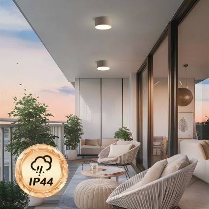BRILAGI - LED външно таванно осветително тяло FORIS LED/14W/230V Ø 12 см бежово IP44