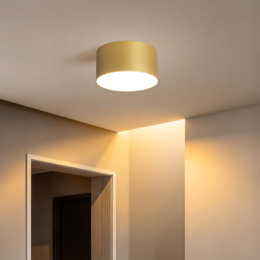 BRILAGI - LED външно таванно осветително тяло FORIS LED/14W/230V Ø 12 см златисто IP44