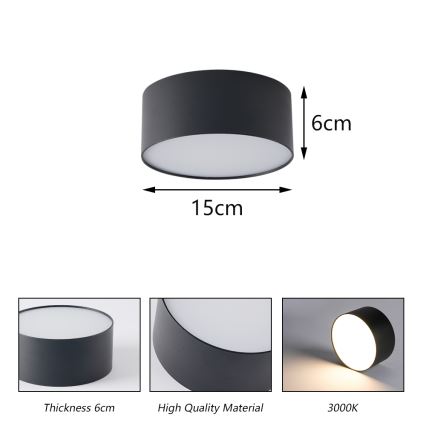 BRILAGI - LED Външно таванно осветително тяло FORIS LED/20W/230V pr. 15 cm бяло IP44