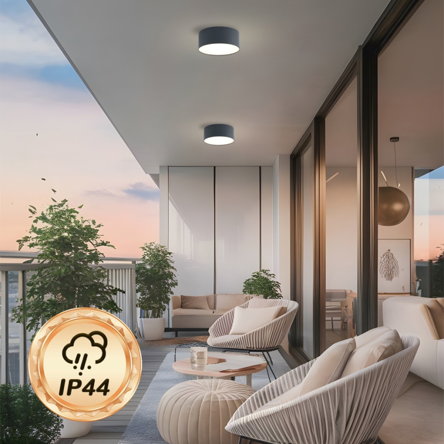 BRILAGI - LED Външно таванно осветително тяло FORIS LED/20W/230V Ø 15 см антрацит IP44