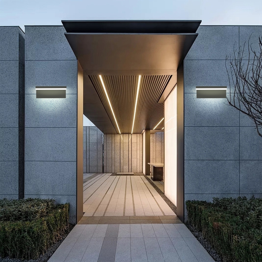 Brilagi - LED въшен стенен аплик TESSI LED/10W/230V черен IP54