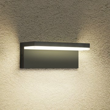 Brilagi - LED въшен стенен аплик TESSI LED/10W/230V черен IP54