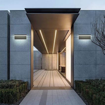 Brilagi - LED въшен стенен аплик TESSI LED/10W/230V черен IP54