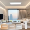 Brilagi - LED Затъмняема лампа за баня FRAME SMART LED/30W/230V 30x60 см 3000-6000K IP44 бяла + дистанционно управление