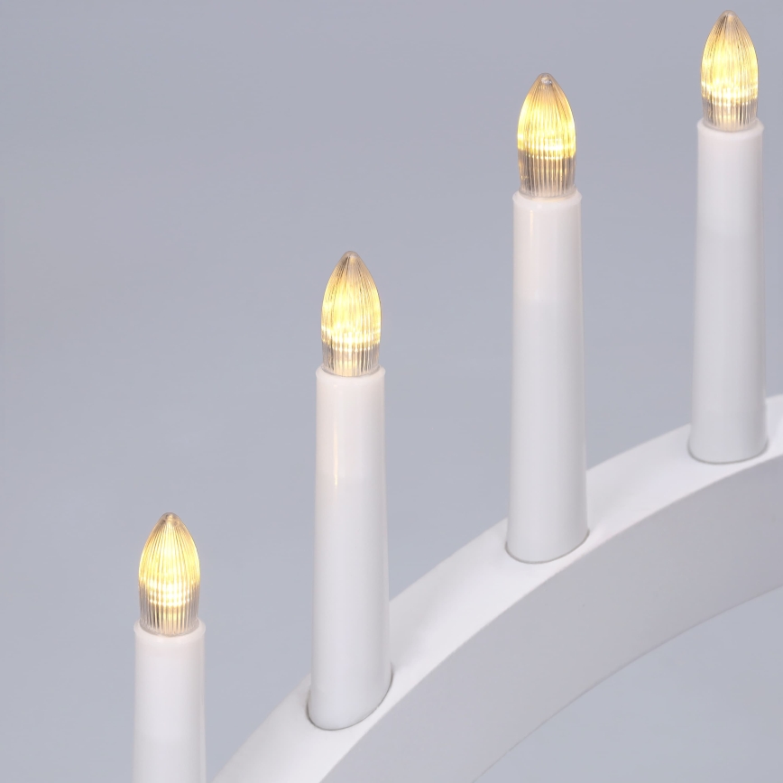BRILAGI - LED коледен свещник 7xLED/2xAA бял