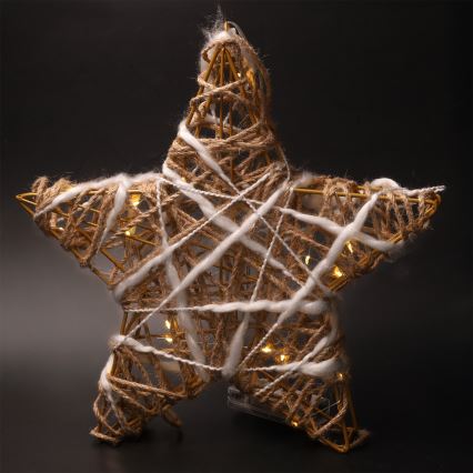 Brilagi - LED коледна декорация LED/2xAA 30x28 см звезда