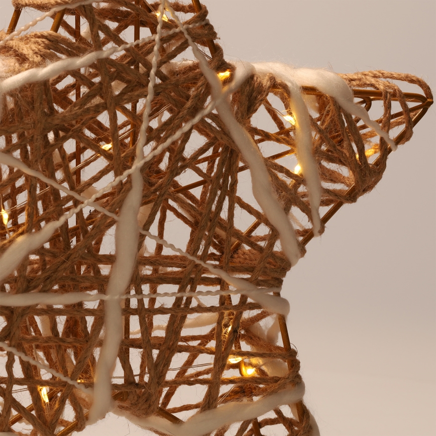 Brilagi - LED коледна декорация LED/2xAA 30x28 см звезда