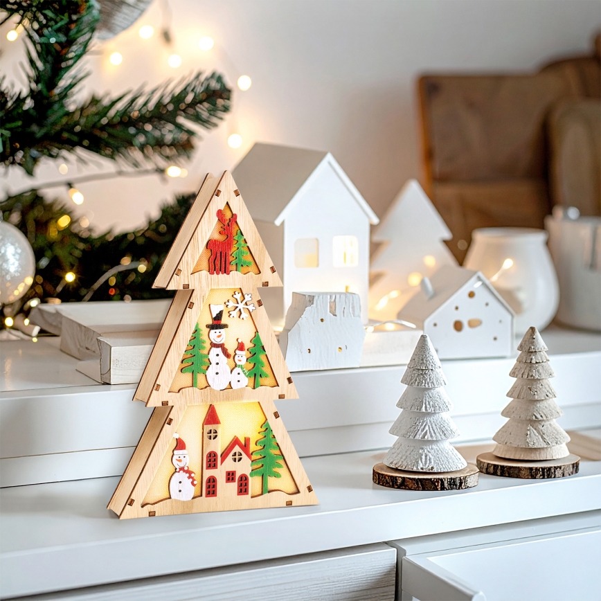 Brilagi - LED коледна декорация LED/2xAA елхичка